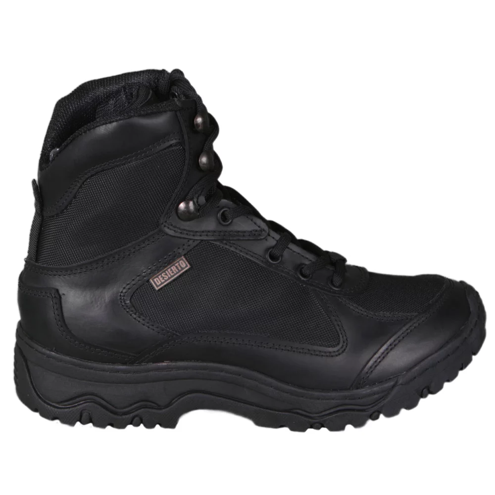 Botín Candelaria Negro en lona