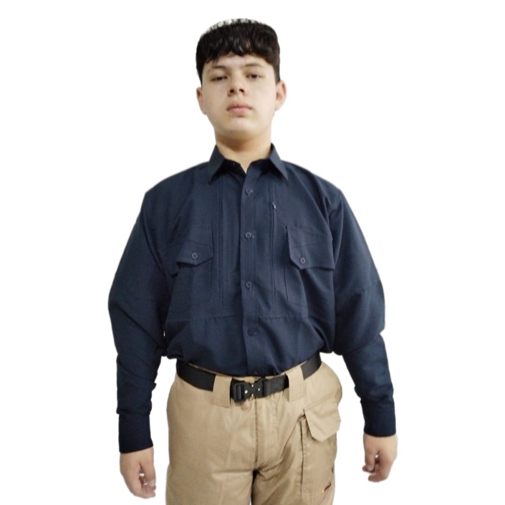 Camisa Táctica Desierto Azul Oscuro